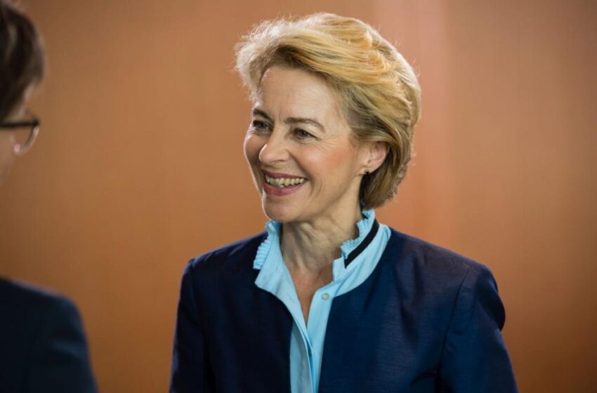 Урсула фон дер Лайен пристига на визита в Киев