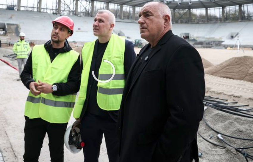  Борисов на обиколка на новостроящия се „Българска армия“: Софиянци да знаят, че паркът се разширява до стадиона